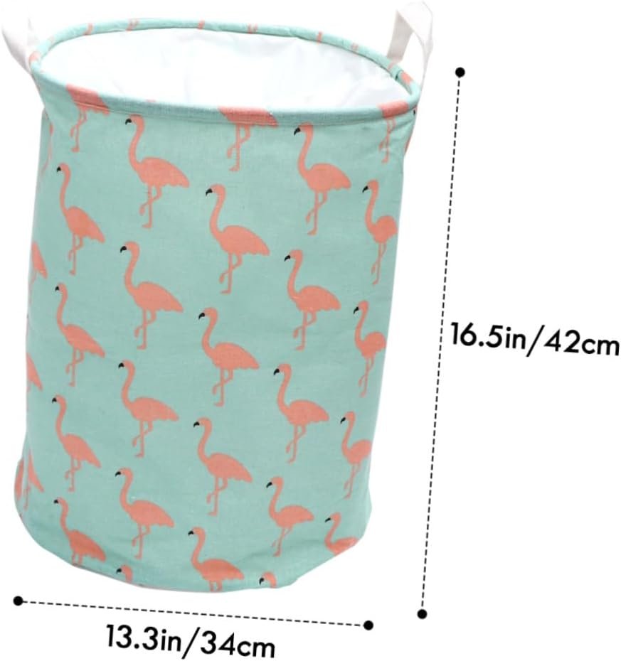 2-Pack Star Pattern Foldable Laundry Baskets - Image 2