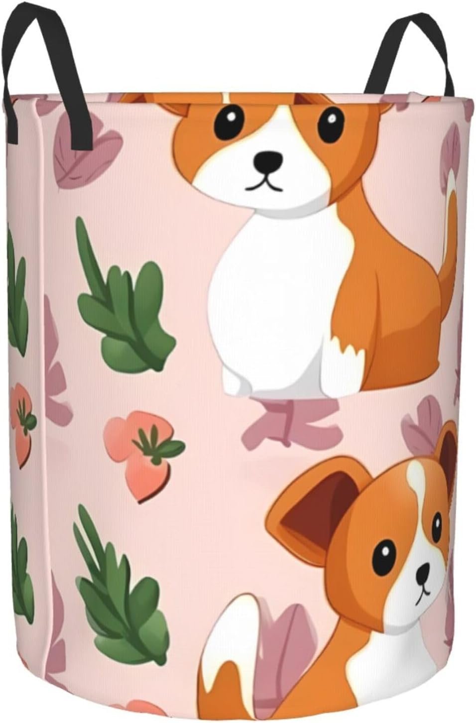 Small Dog Print Foldable Waterproof Laundry Hamper - Image 2