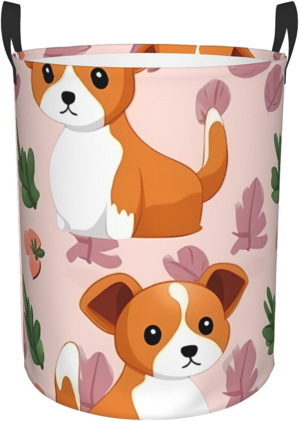 Small Dog Print Foldable Waterproof Laundry Hamper