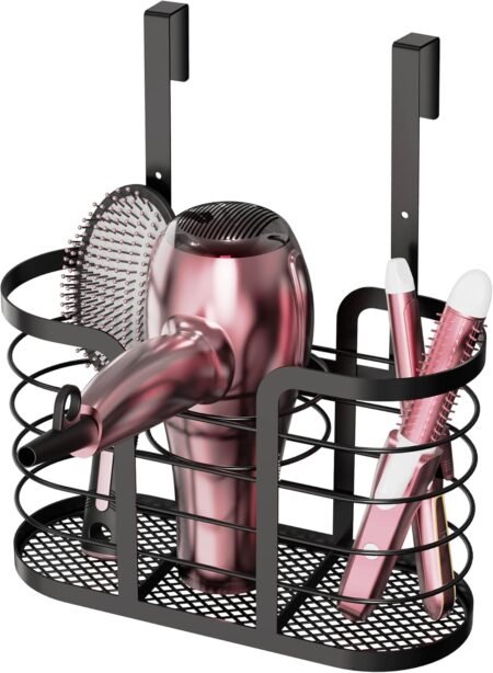 Cabinet Door Hair Tool Organizer for Dryer & Styling Tools