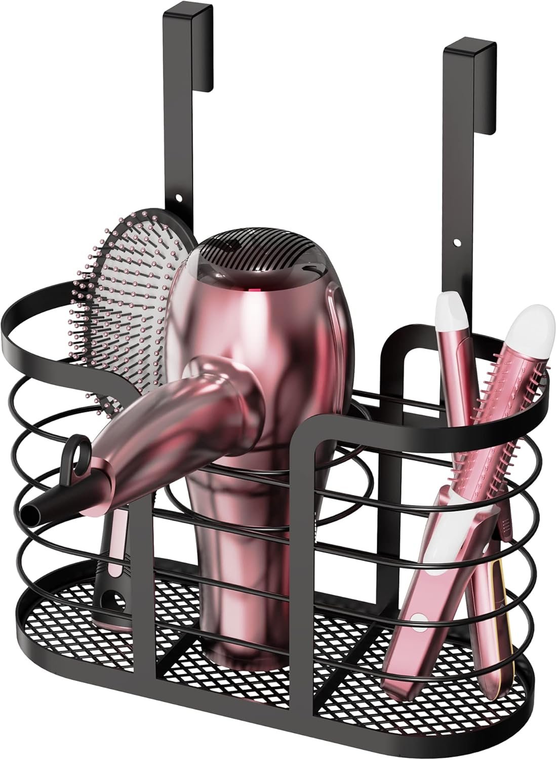 Cabinet Door Hair Tool Organizer for Dryer & Styling Tools