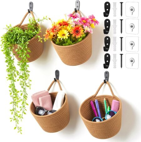 Fabric Wall Hanging Basket