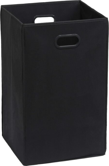 Black Foldable Closet Laundry Hamper
