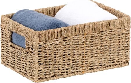 Medium Seagrass Wicker Storage Basket